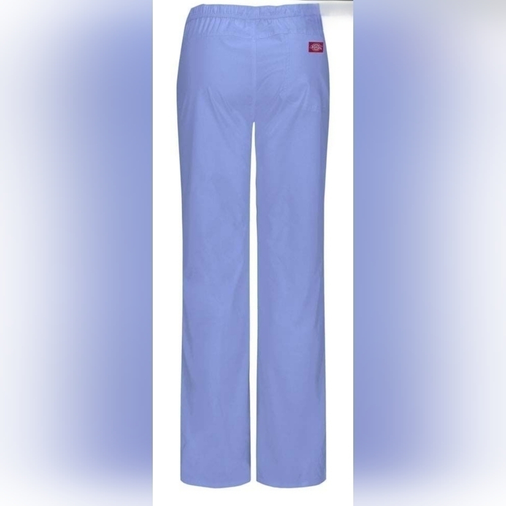 NWOT, Dickies EDS Signature Scrub Pants, Low Rise, Straight Leg Drawstring, Pink - Picture 4 of 14